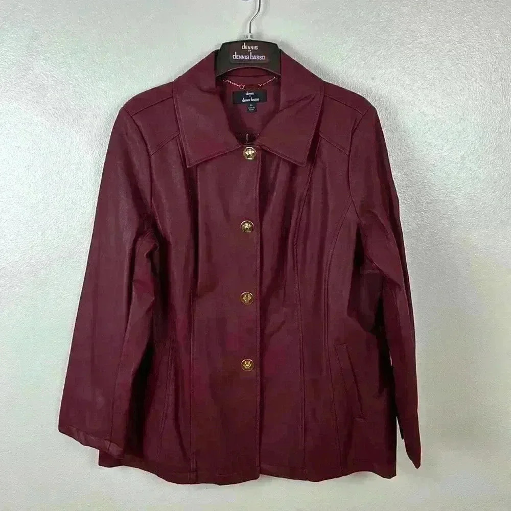 Dennis by Dennis based on XL vegan leather jacket